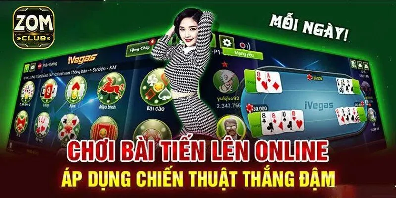 Chơi bài tiến lên online
